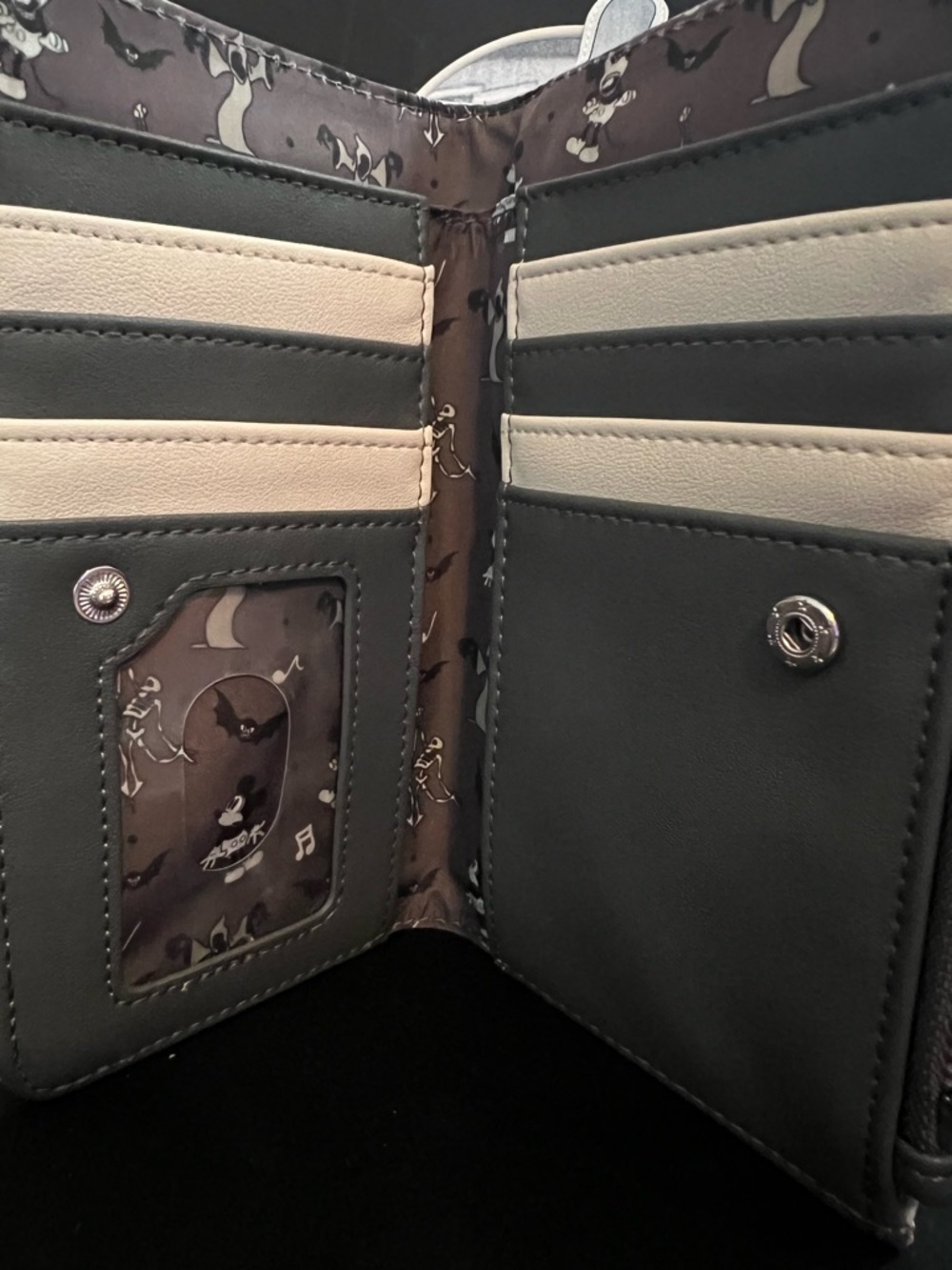 RARE X Lasr Exclusive Disney the Haunted House Mickey Loungefly backpack and wal - Picture 3 of 7